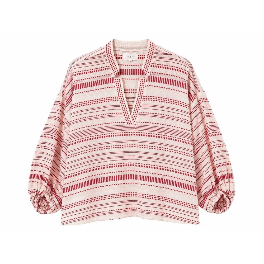 Women's Lou & Grey Vastra Dobby Stripe Oversized Tunic Top Size S